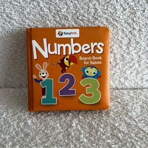 Baby First Numbers Board Book 123 Counting‎ Rare BabyFirstTV